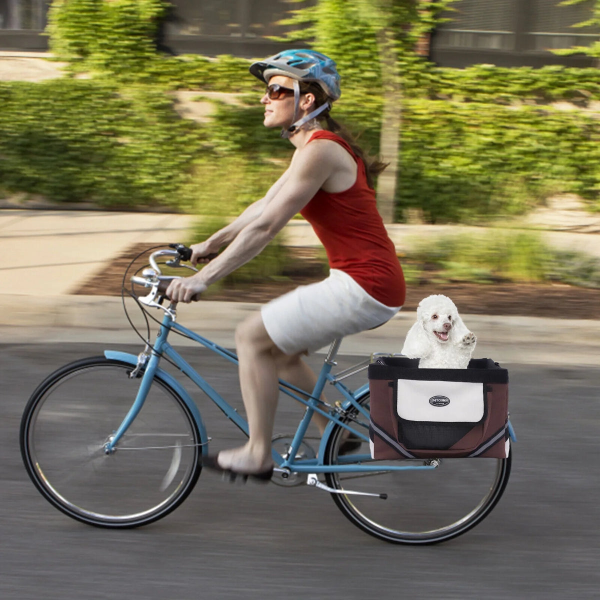 Folding Bicycle Basket Pet Carrier F7682