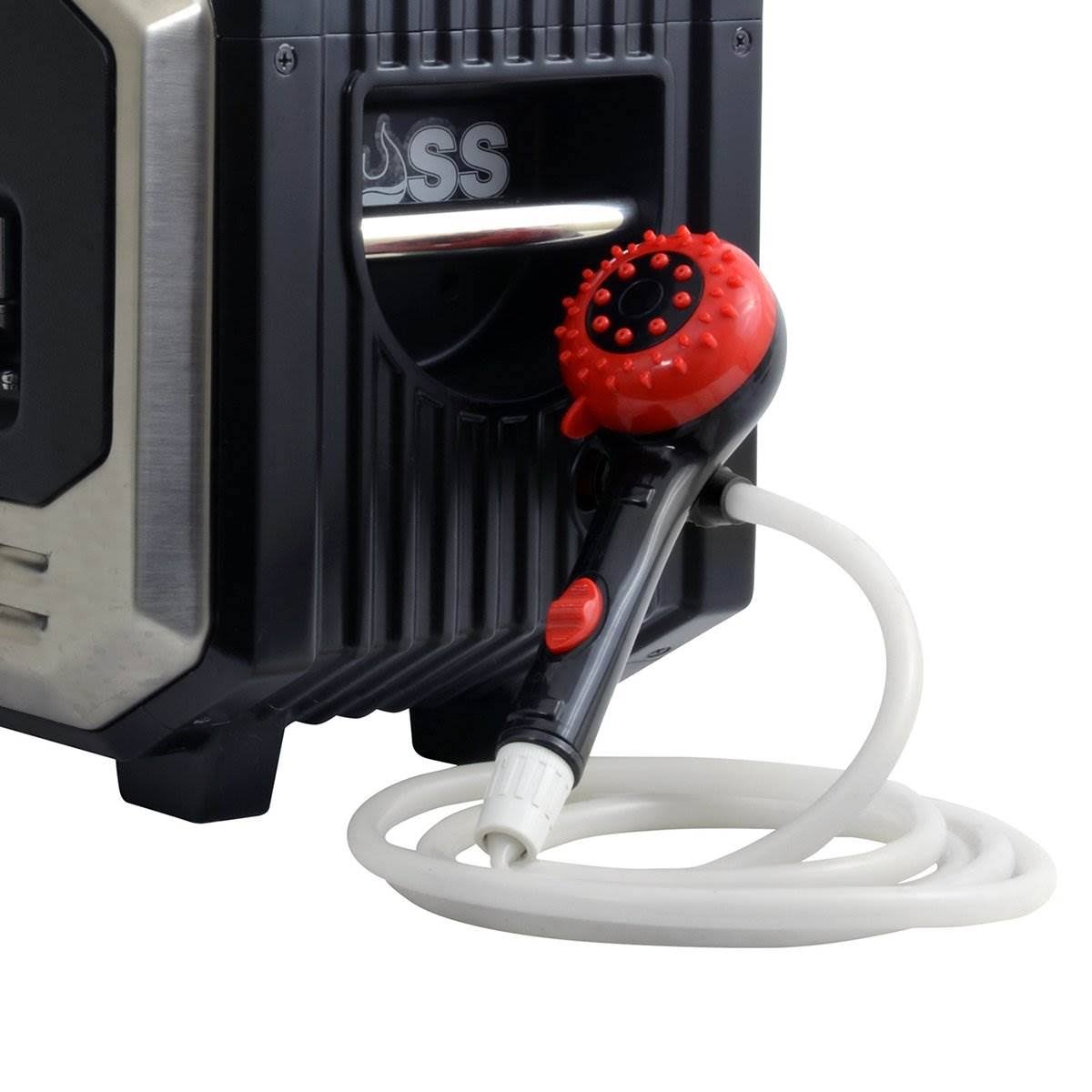 Black Battery Operated Shower System E1962
