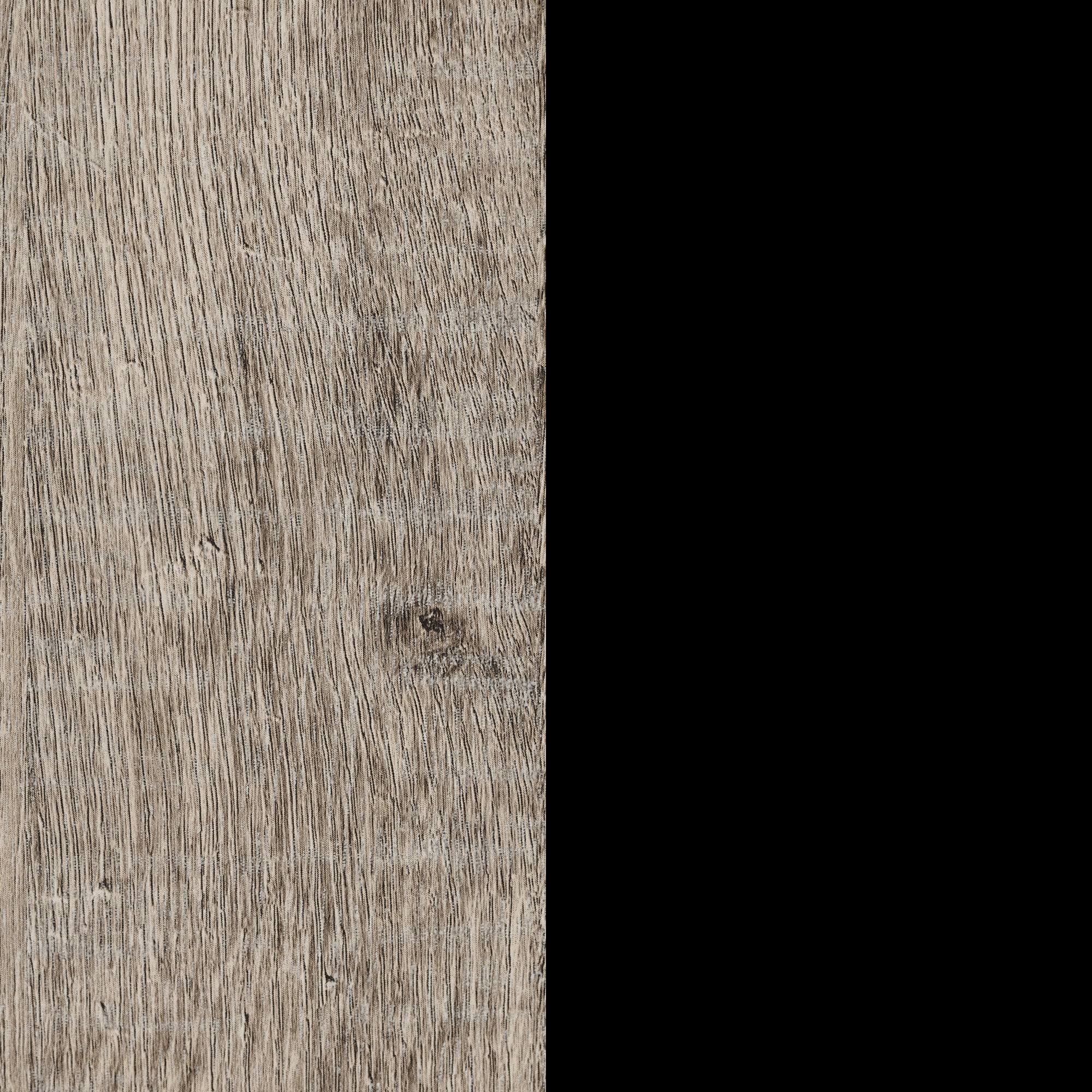Matte Black/Weathered Oak Desk with Drawers R583008