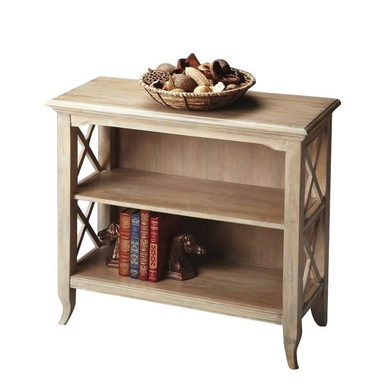 Driftwood Gray Low Bookcase A428