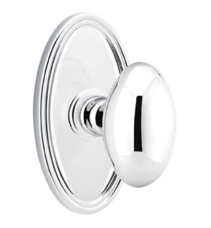 Antique Nickel Finish Knob Passage with Oval Rose I8393