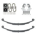 Trailer 3 Leaf Double Eye Spring Suspension and Single Axle Hanger Kit for 1 3/4" Tube - 2000 Pound Axles C1684