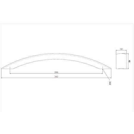Aluminum Arch Pull Black I183751