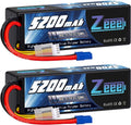 3S Lipo Battery 5200mAh 11.1V 80C with EC3 Plug Hard Case Battery (2 Pack) M721950