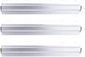 3-Pack Aluminium Ticket Bill Holder Slide Check Rack I83334