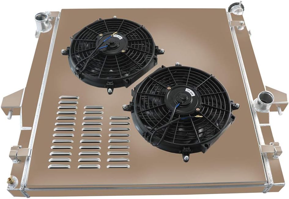 3 Row Core Aluminum Radiator with Shroud Fan and Relay G95692