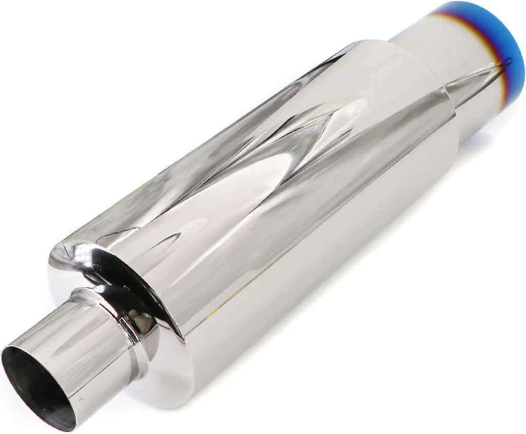 Blue Burnt Stainless Steel Exhaust Tip Pack of 2 L332