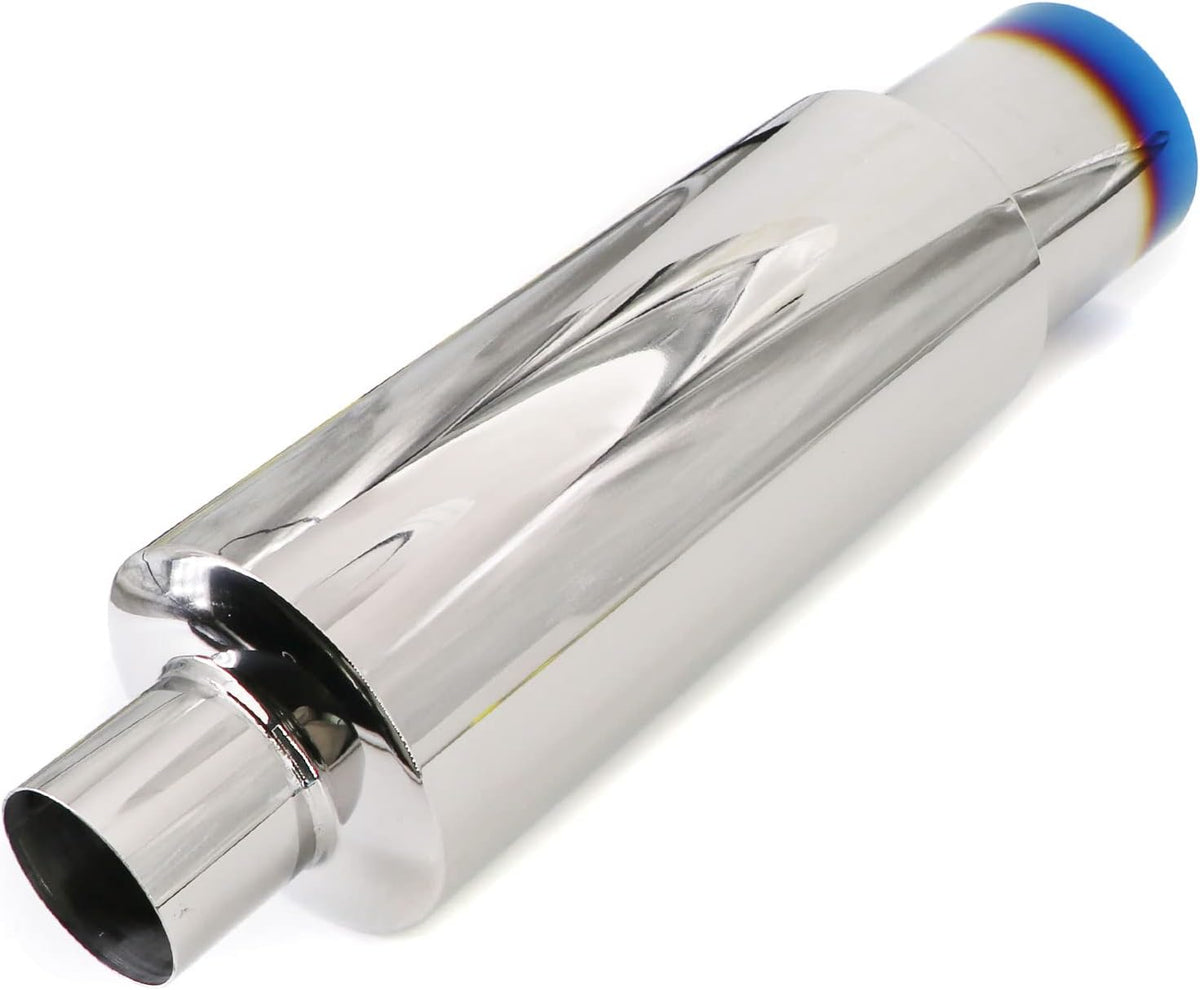Blue Burnt Stainless Steel Exhaust Tip Pack of 2 L332