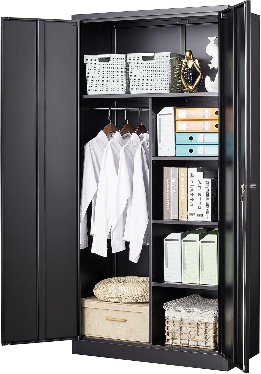 72'' Tall Steel Cabinet with 4 Adjustable Shelves L61196