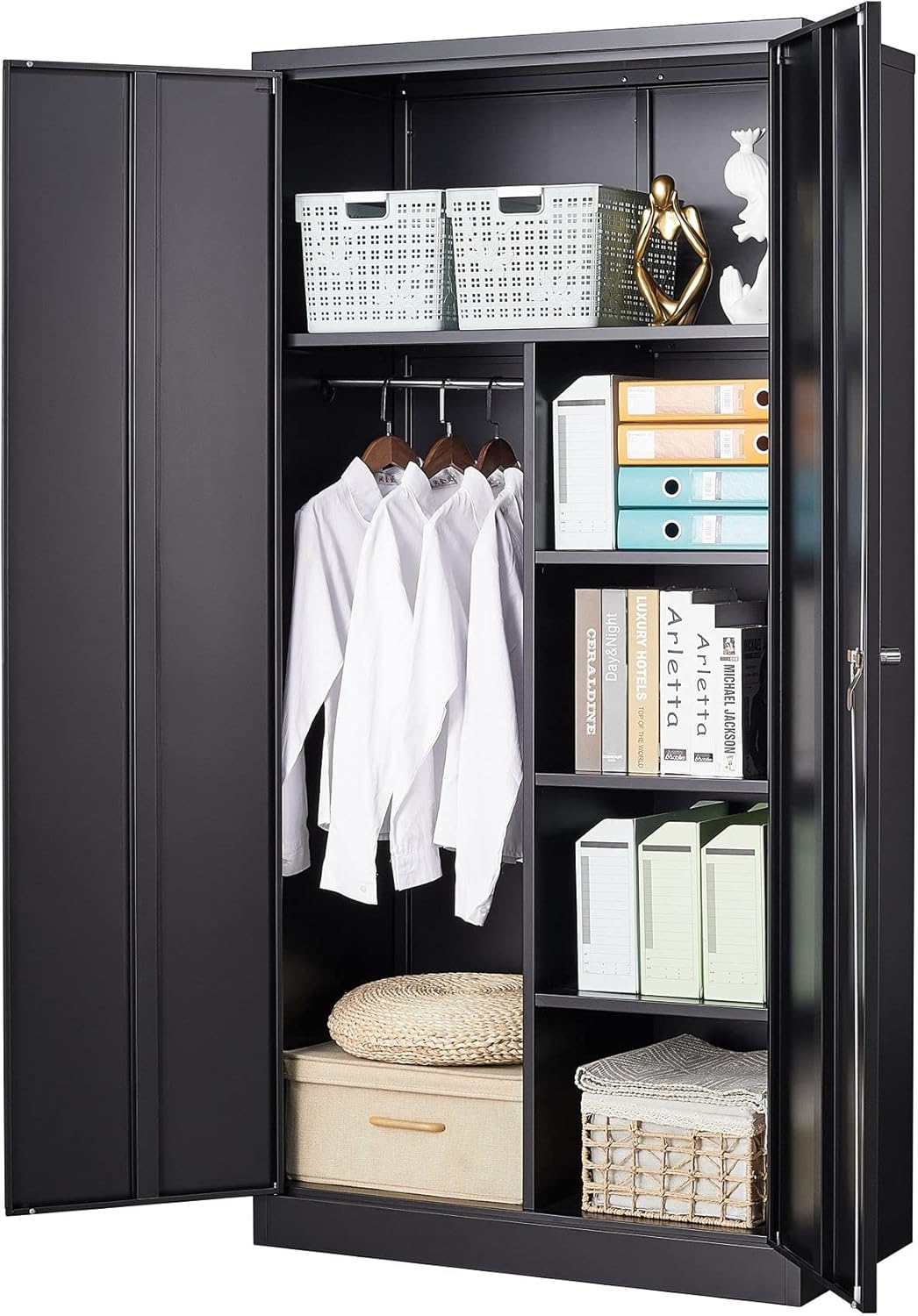 72'' Tall Steel Cabinet with 4 Adjustable Shelves L61196