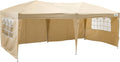 10 X 20 feet Instant Tent Canopy with Removable Sidewalls and Wheeled Bag N968876