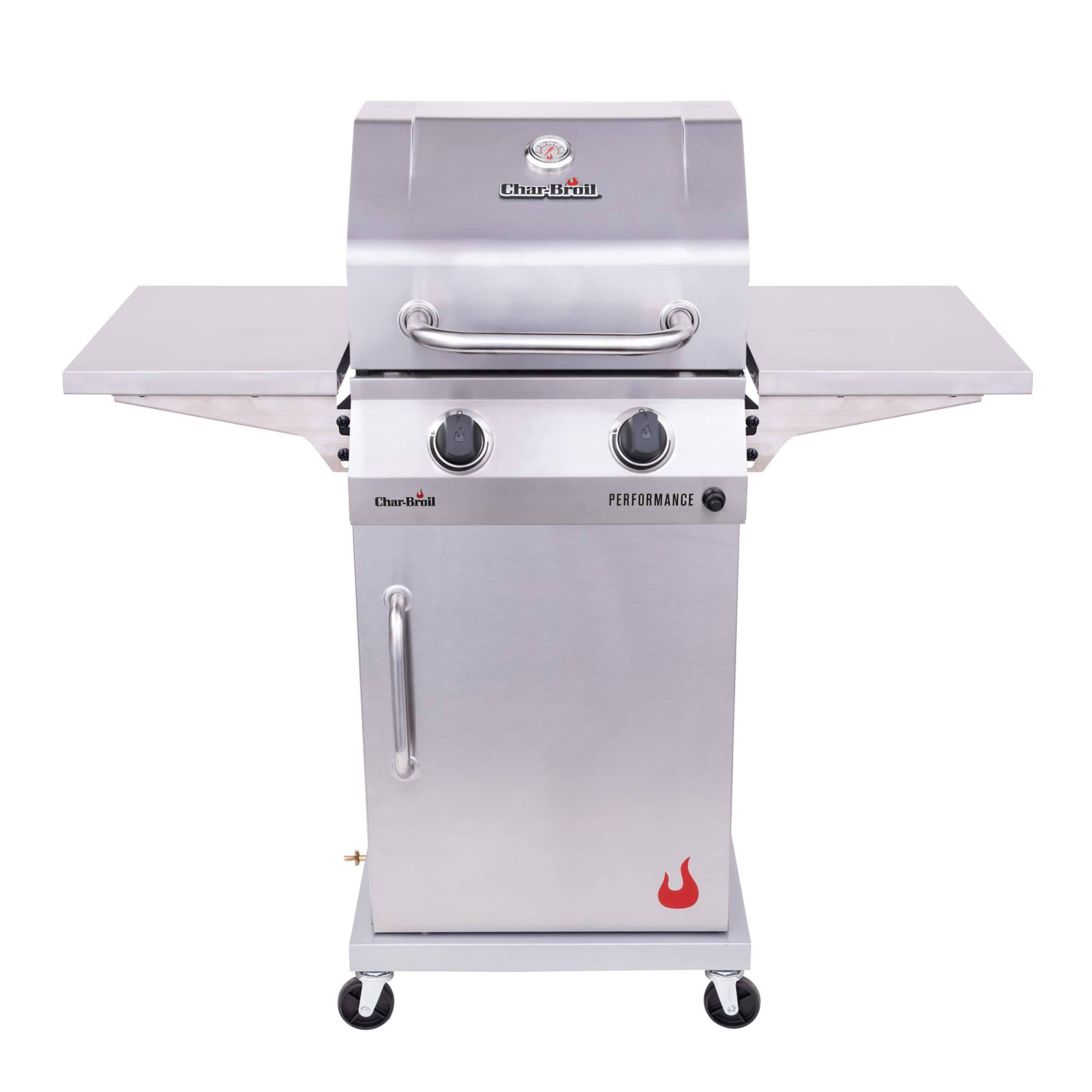 Stainless Steel 2-Burner Liquid Propane Gas Grill P578628