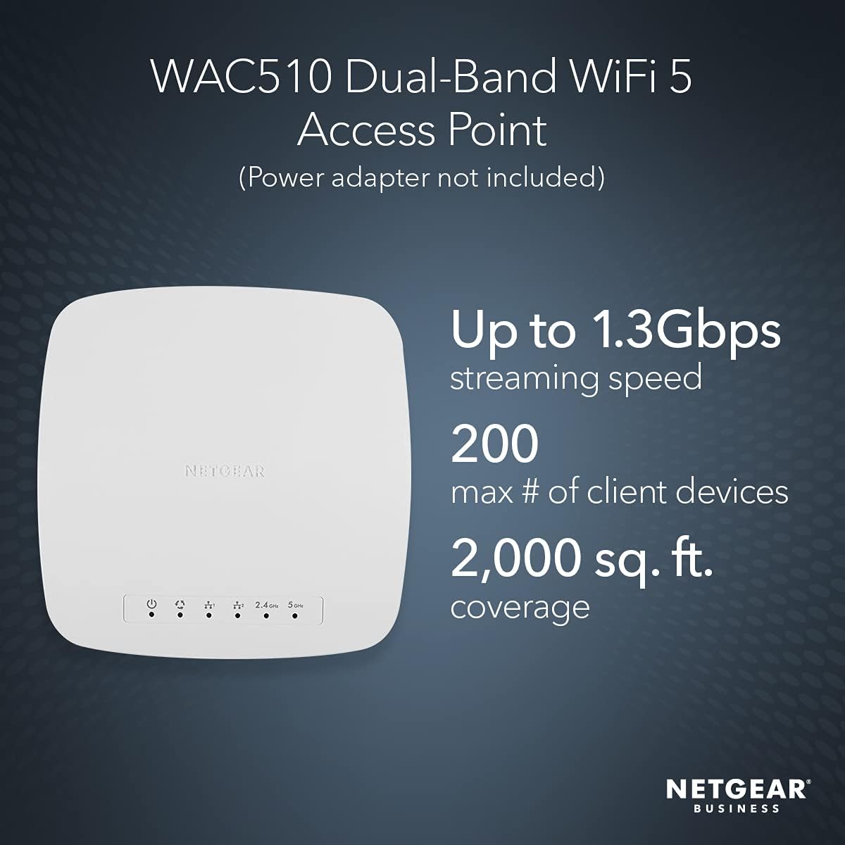 Wireless Access Point Dual-Band AC1300 WiFi, 1 x 1G Ethernet LAN Port, PoE C156