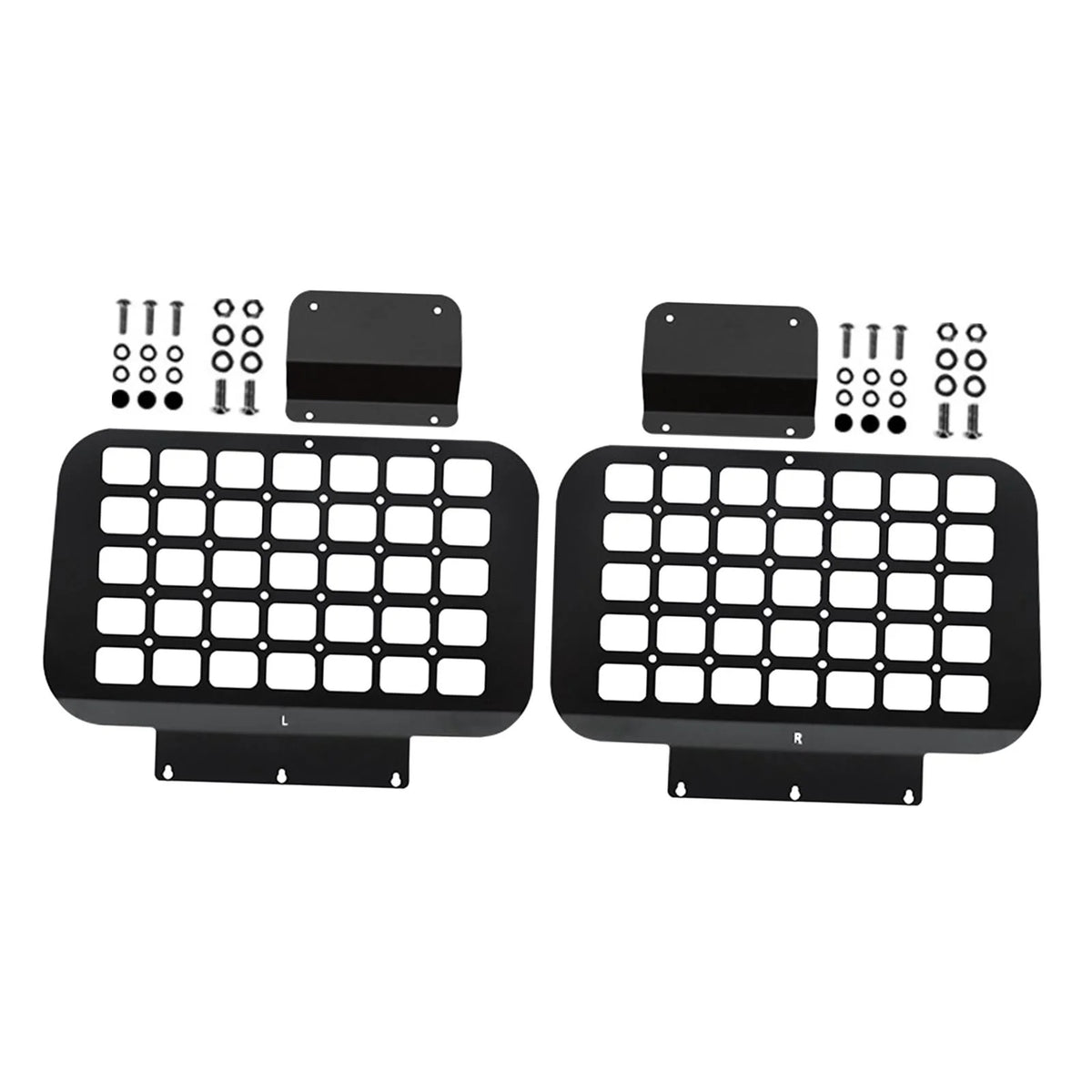 2x Rear Window Side Storage Racks Internal Expansion Accessories Multifunction Rack Rear Cargo Luggage Storage Carrier B415085