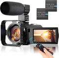 4K 48MP 60FPS 16X Zoom WiFi Camcorder with Microphone P8559