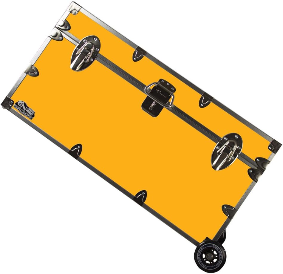 Hot Pink 32 x 18 x 16.5 Inches Lockable Trunk with Wheels I3291