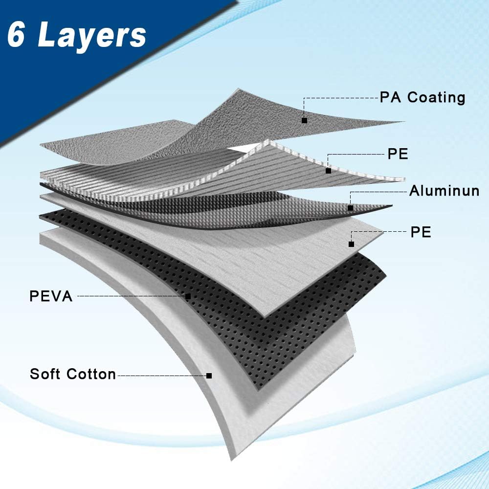 6 Layers Waterproof Car Cover (208 X 78 X 59 inches) H67266