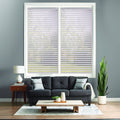 White Cordless Venetian Vinyl Blinds Y297