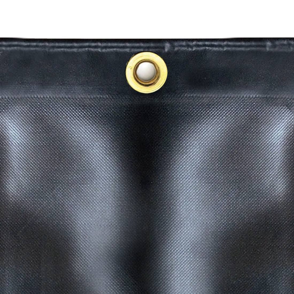 Vinyl Replacement Tarp, 7 x 18 ft., Black J92066