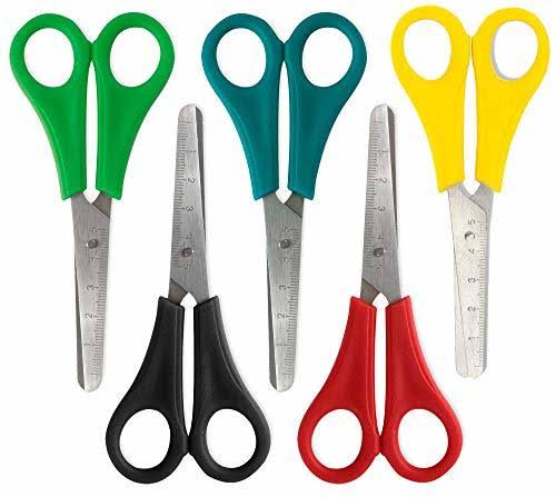 5 inch Blunt Tip Kids Safety Scissors, Bulk Pack F11659