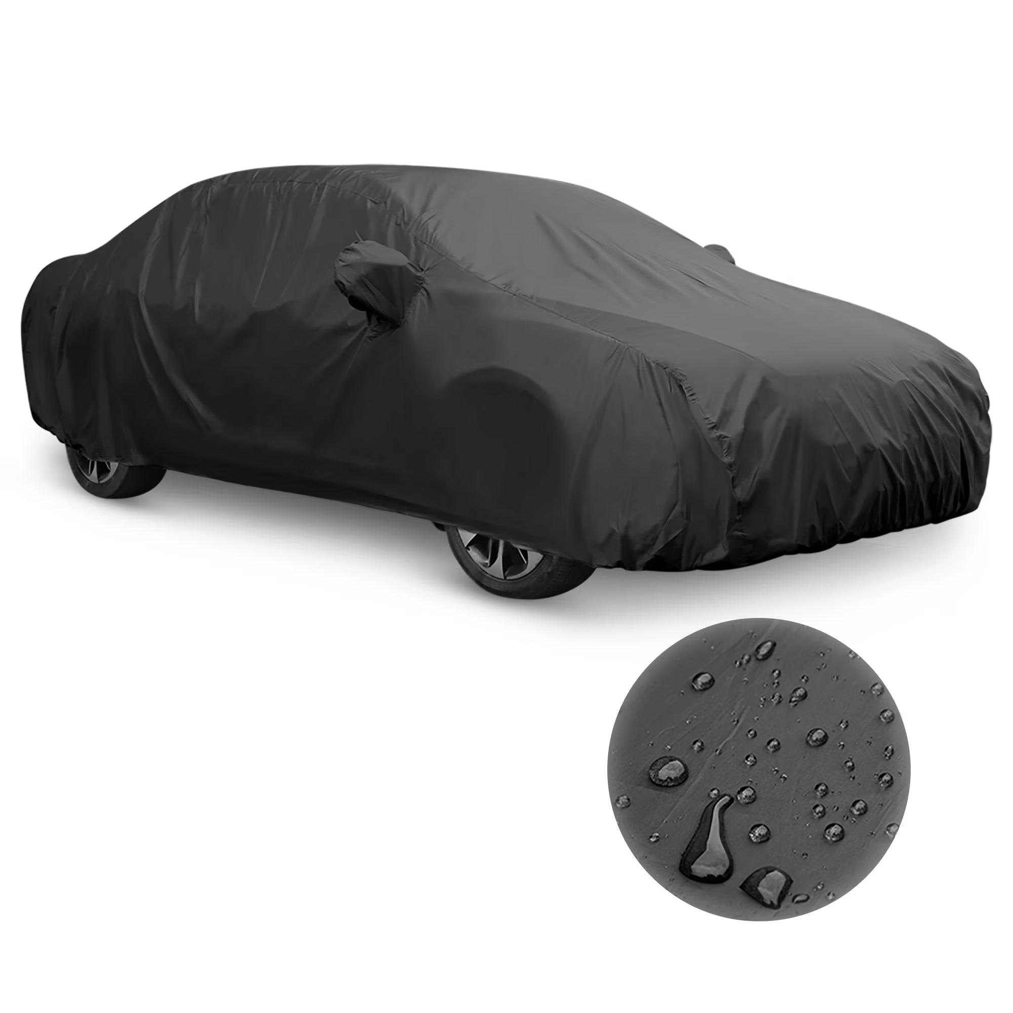 Black Polyester Car Cover 3XL N39912
