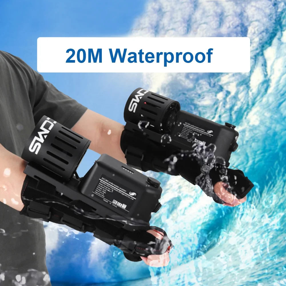 2pcs Electric Underwater Scooters 20M Waterproof M949199