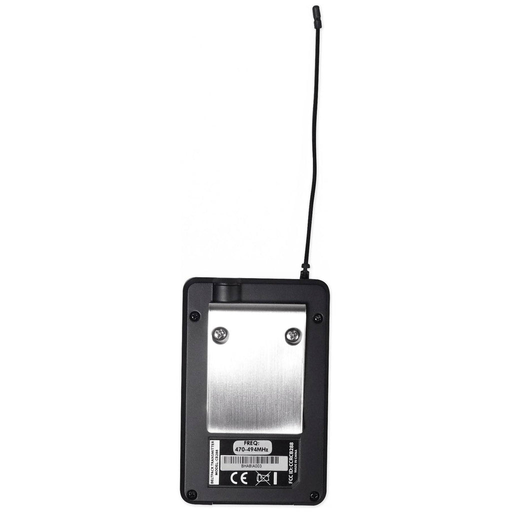 Dual Beltpack UHF Wireless Headset Mics V5669