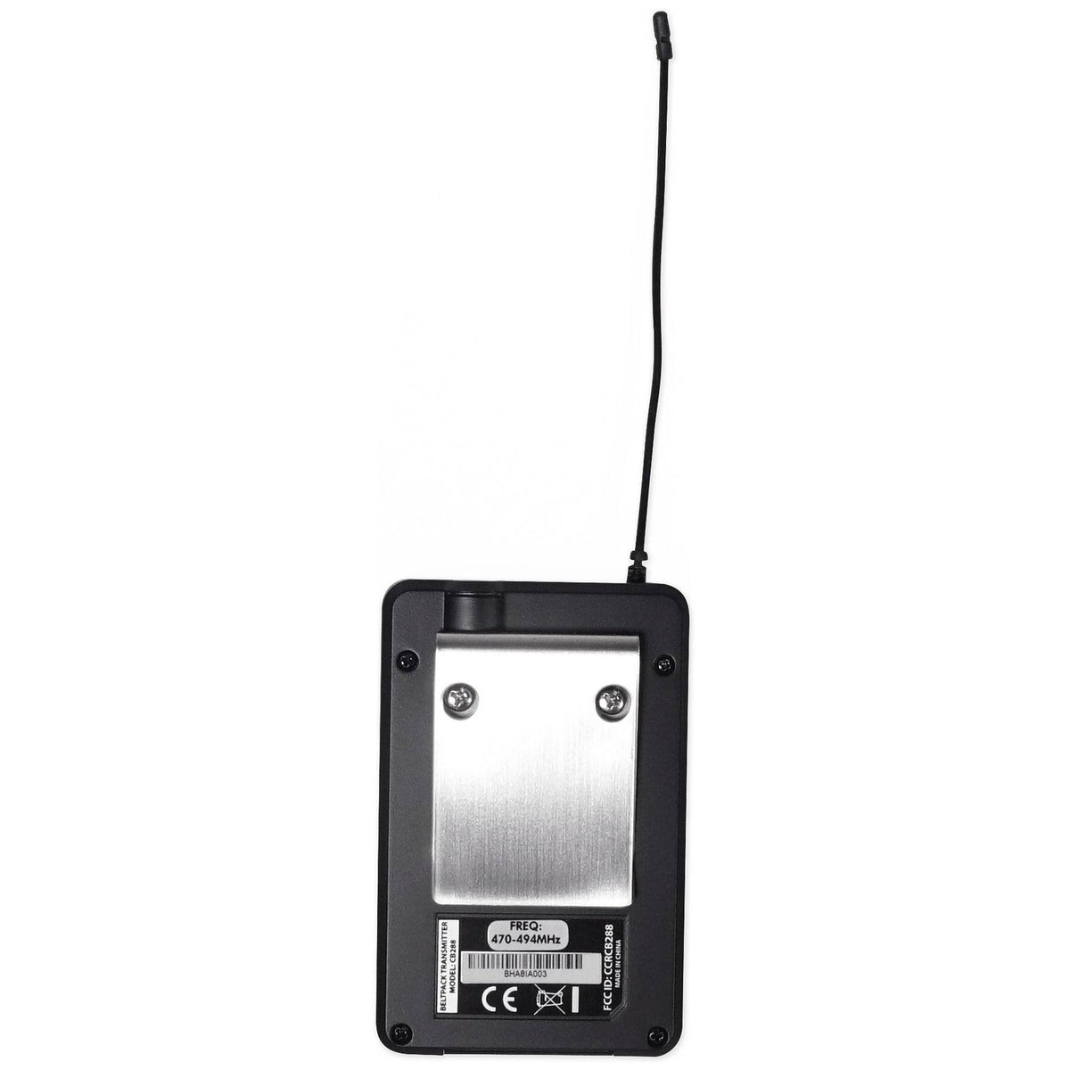 Dual Beltpack UHF Wireless Headset Mics V5669