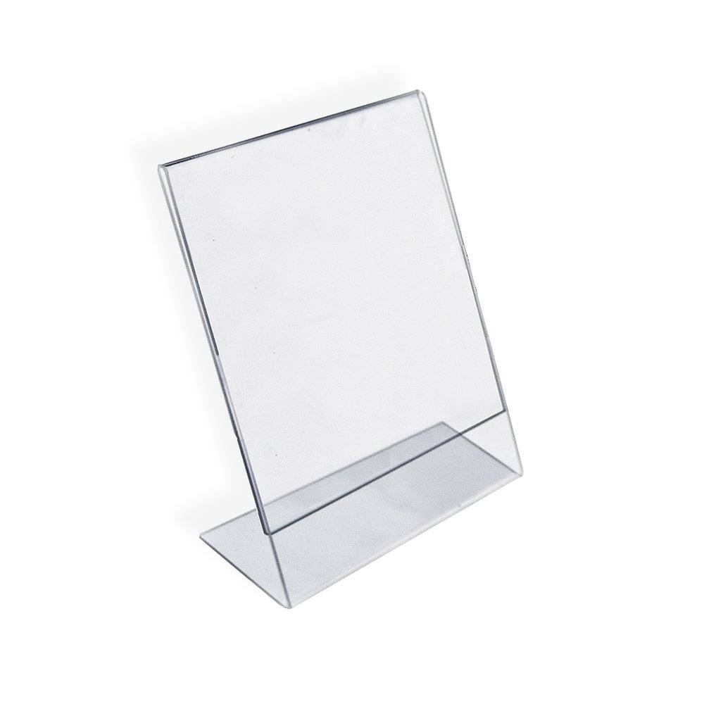 Clear L-Shaped Desktop Sign Holder (Pack of 10) D907466