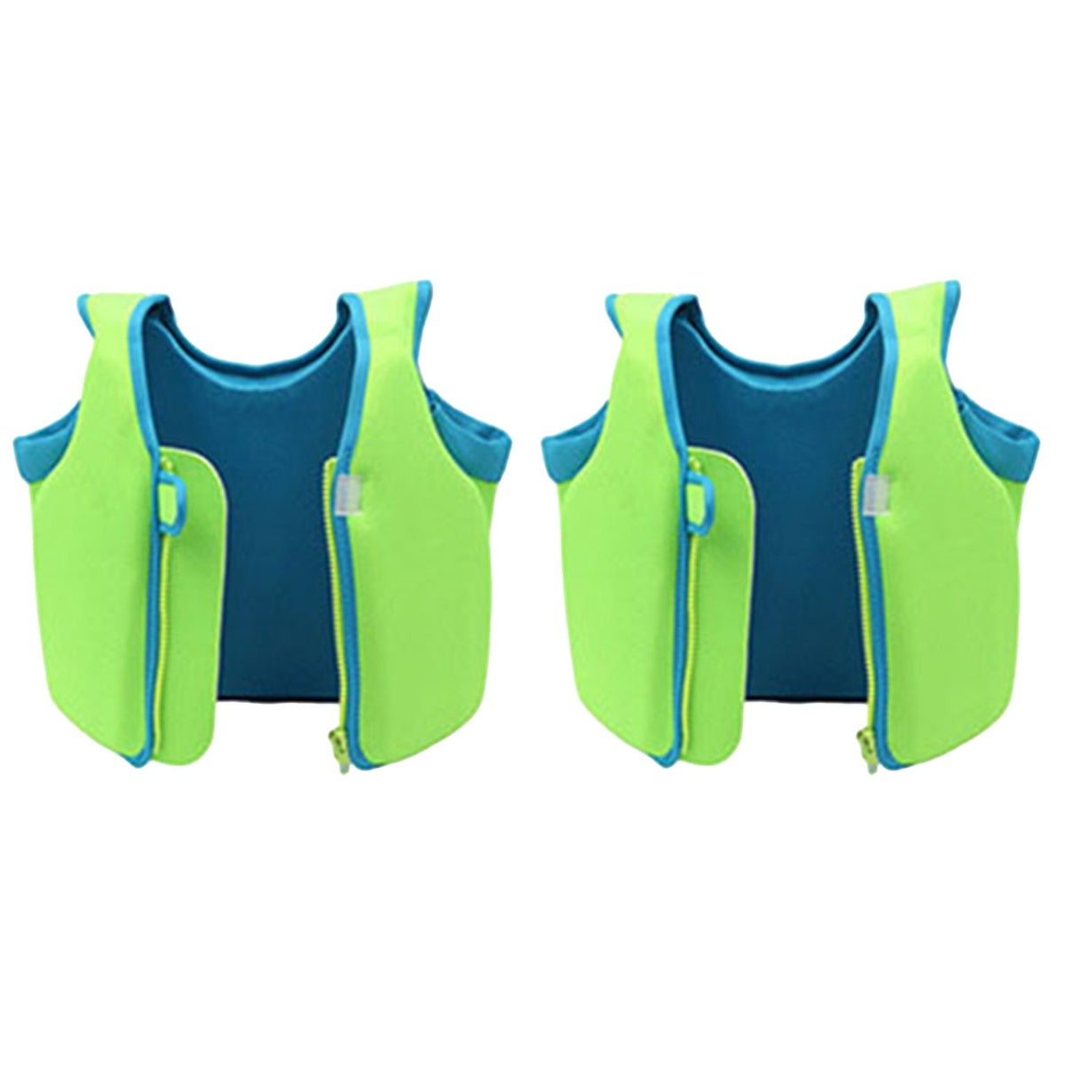 Children Boy Girl Swim Vest Buoyancy Swimsuit Size M (Green) O176498