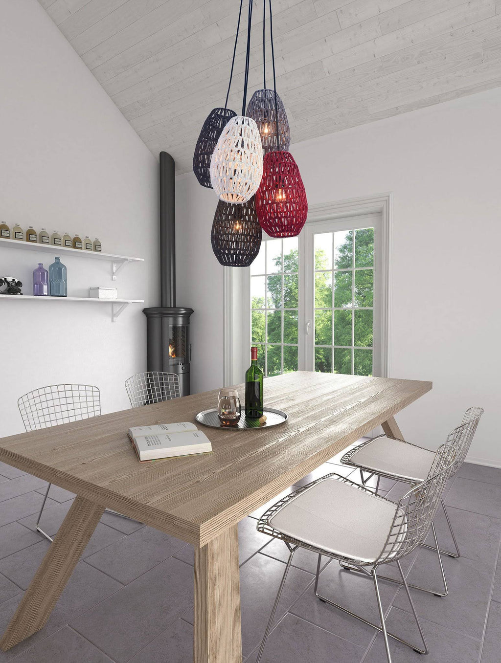 Multicolor Ceiling Lamp J63067