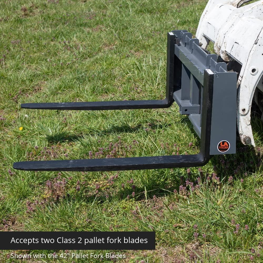 48" Pallet Fork & Trailer Hitch Skid Steer Attachment F372741