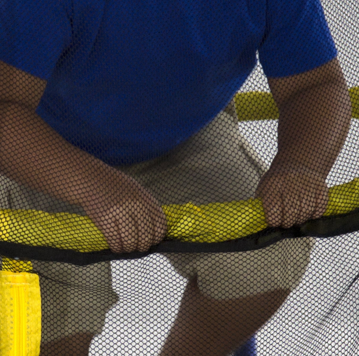 55-Inch Trampoline with Enclosure and Sound, Blue M1865