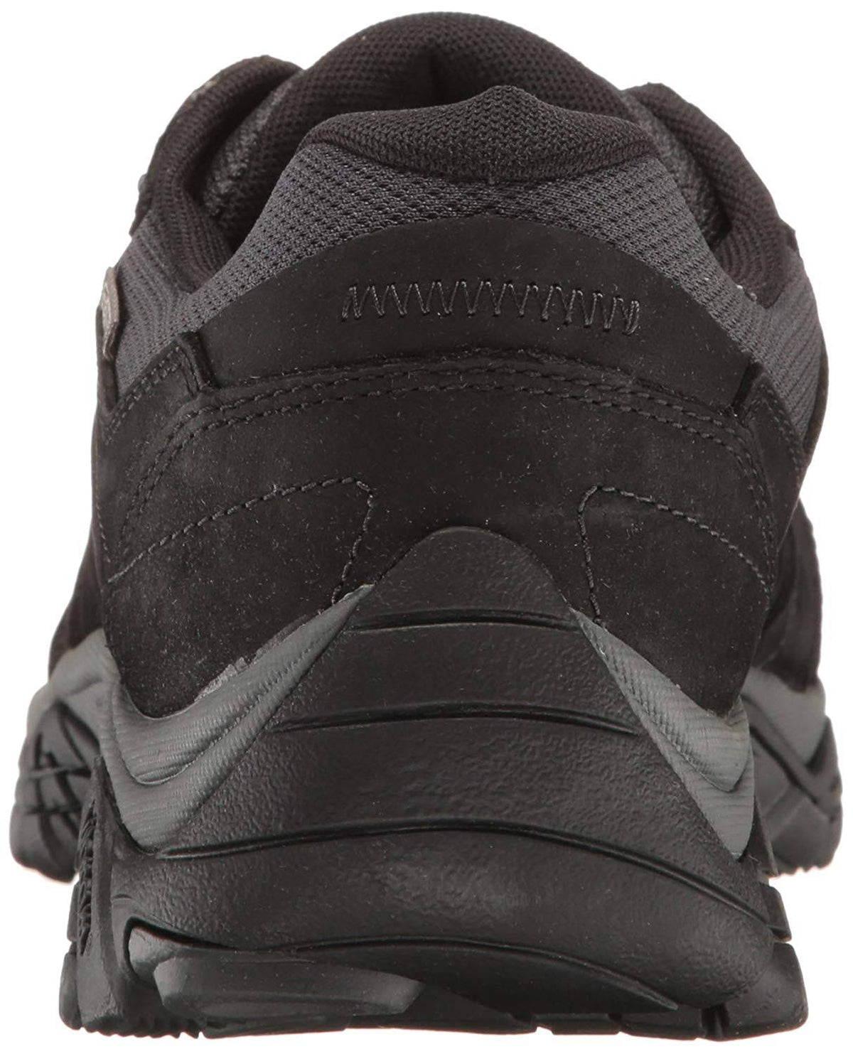 Black Wide Waterproof Lace Shoes J1291