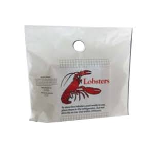 Clear Die-Cut Lobster Takeout Bag, 500/Case U76896