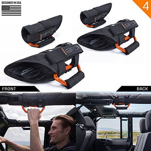 GP-Grip Pro Grab Handle for Jeep Wrangler JL JT JK Sport Sahara Rubicon Gladiator 4DR 2DR 2007-2020 W 3 Roll Bar G721