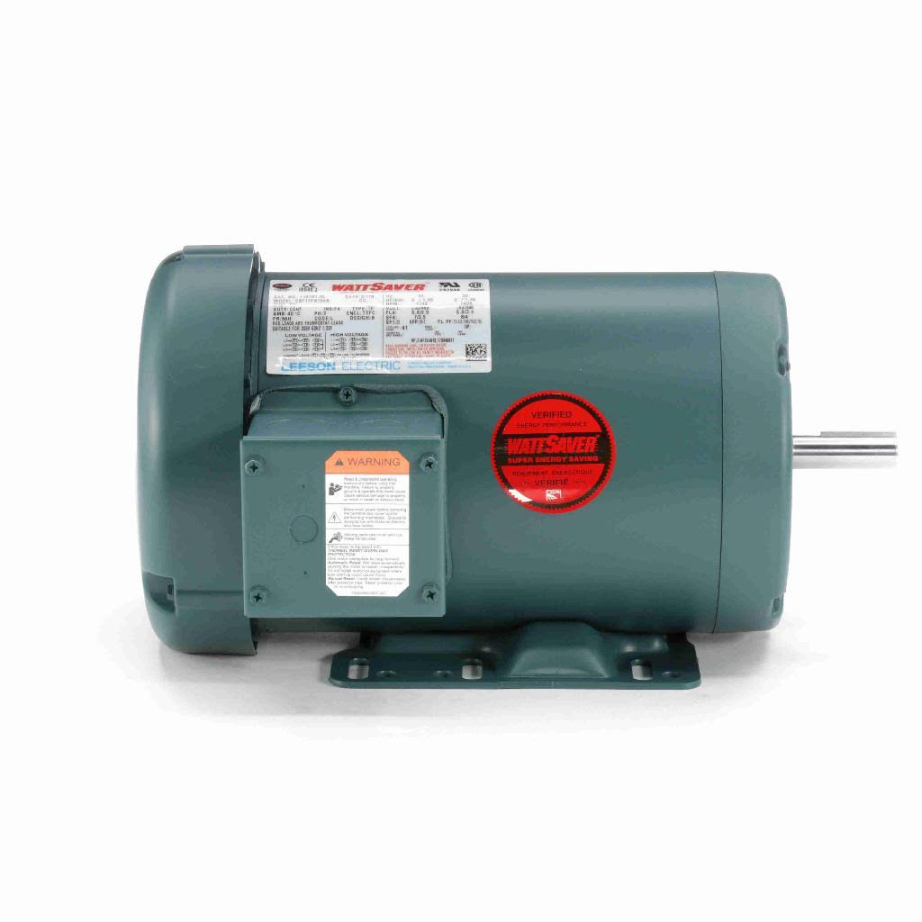 2 HP 1800 RPM 230/460 Volts 3 PH TEFC 56H Motor A9793