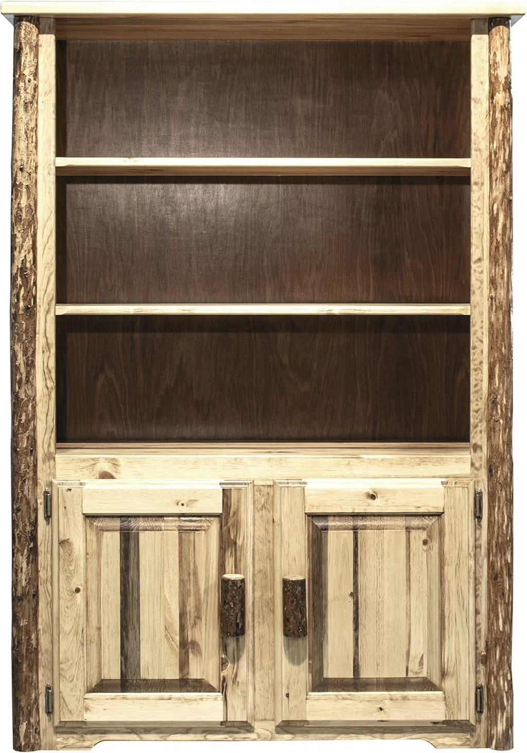 Brown Bookcase with Storage W465