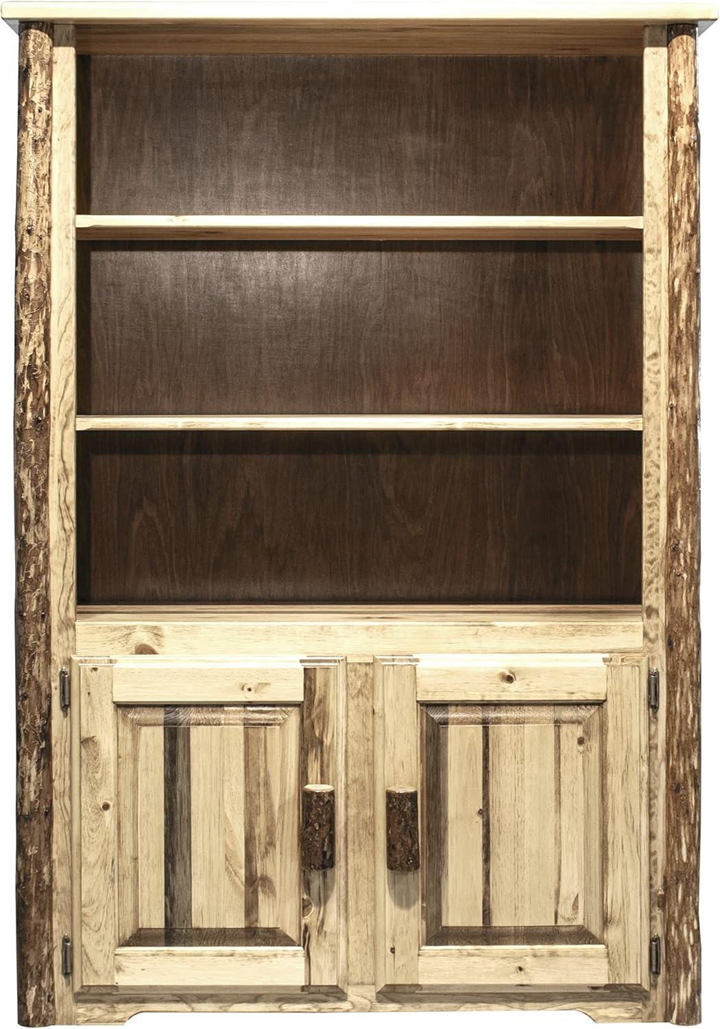Brown Bookcase with Storage W465