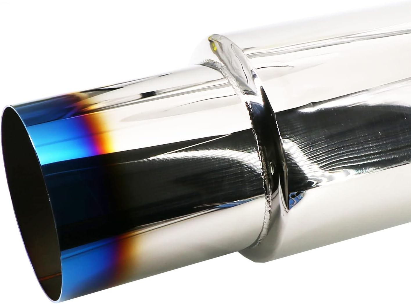 Blue Burnt Stainless Steel Exhaust Tip Pack of 2 L332