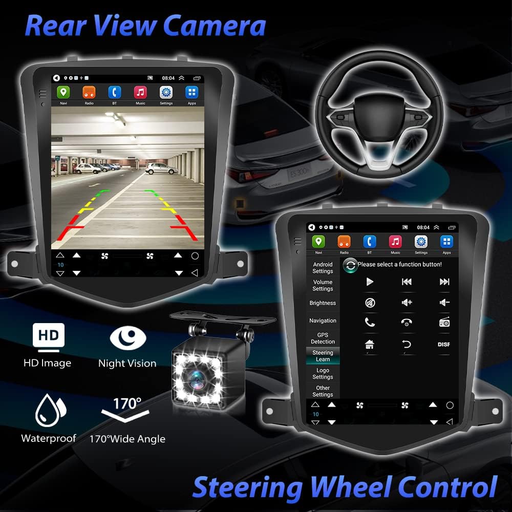 9.7 Inch HD Touchscreen Android Car Stereo with 2GB RAM 32GB ROM V889