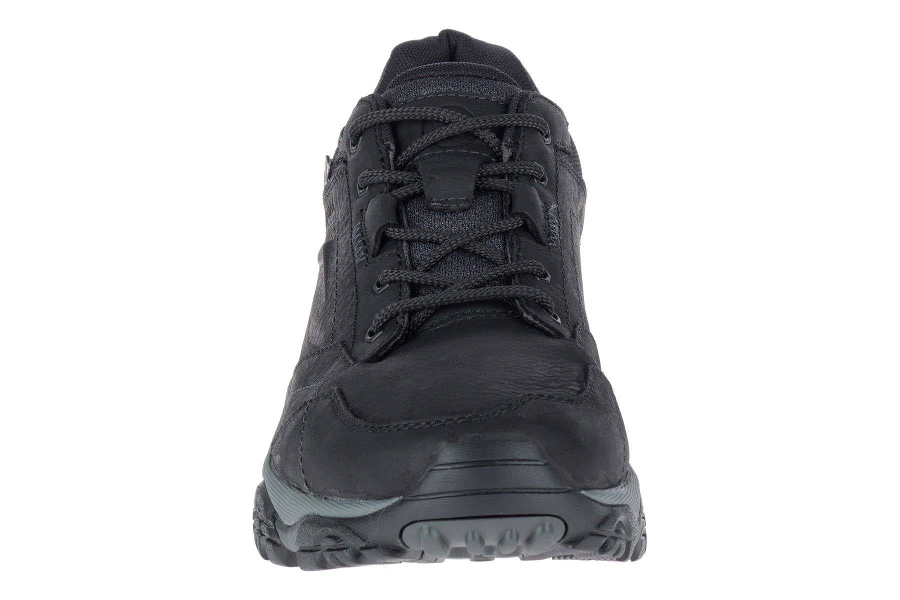 Black Wide Waterproof Lace Shoes J1291