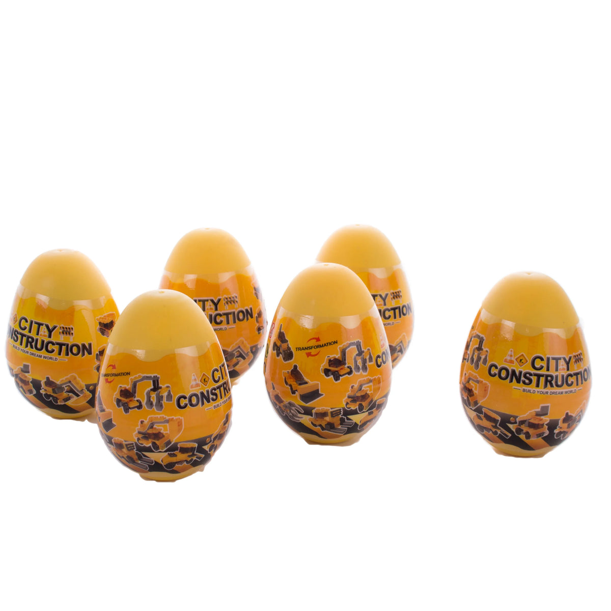 6 Filled Eggs Building Block Set N92616