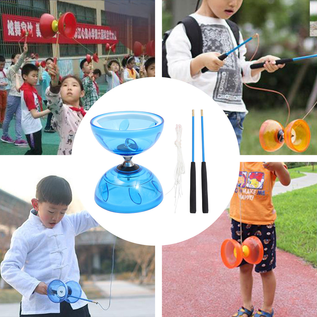 Yoyo Bearing Carnival Unresponsive Beginners Fitness Set Juggling Stick Prize Game I496554