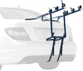 Blk Silver 3-Bike Trunk Mount Rack U79220