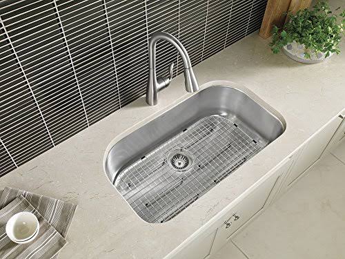 Spot Resist Stainless High Arc Pulldown Kitchen Faucet B2343