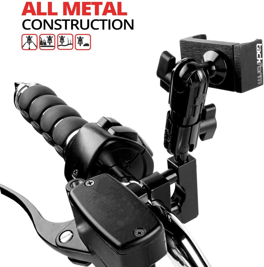 Motorcycle Phone Mount with All Metal Construction Z5605