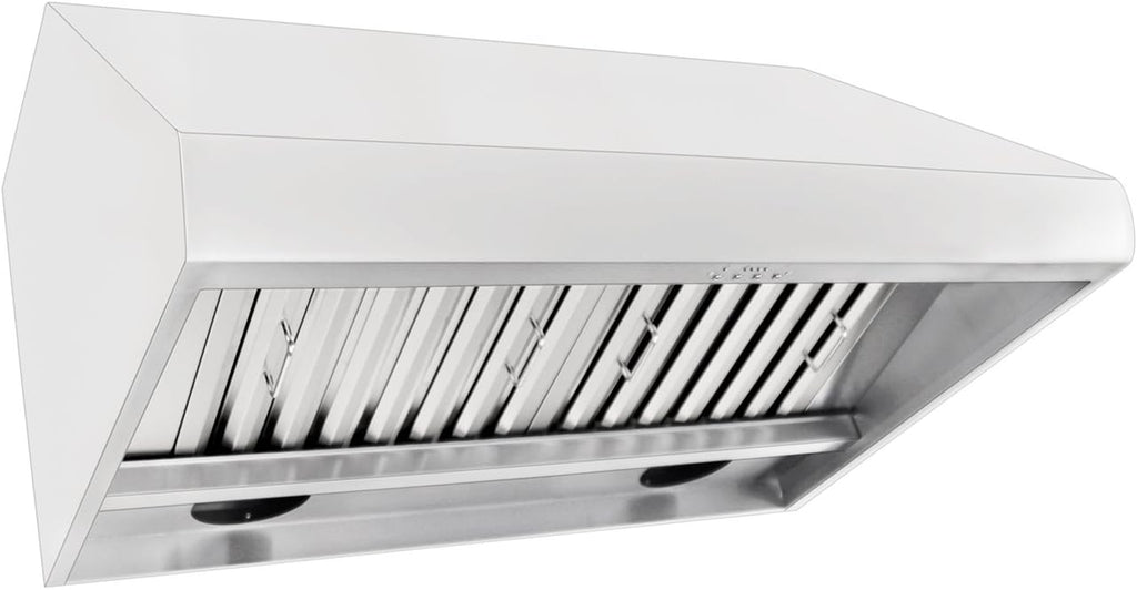 4 Speed Wall/Under Cabinet Range Hood, 2000 Max CFM, Stainless Baffle Filters, 30 36 42 48 54 60 inch O367287