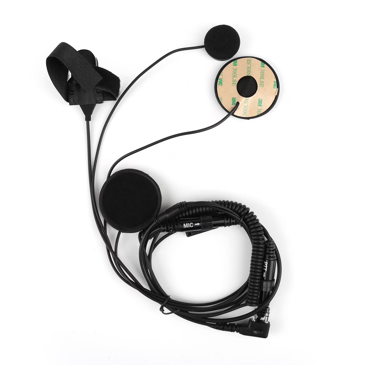 Tactical Motorcycle Helmet Headset PTT for Two Way Radio Y682