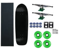 Black 33" Skateboard Complete with Trucks and Wheels J656